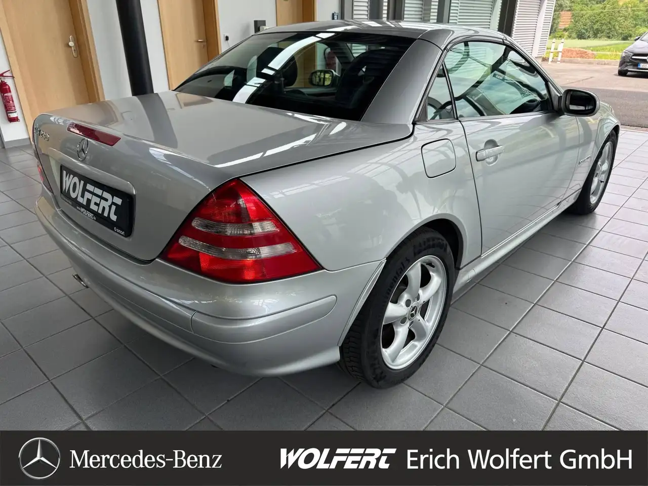 Mercedes-Benz SLK 230 Kompressor original im klassischen Leder rot-schwarz, foto 5