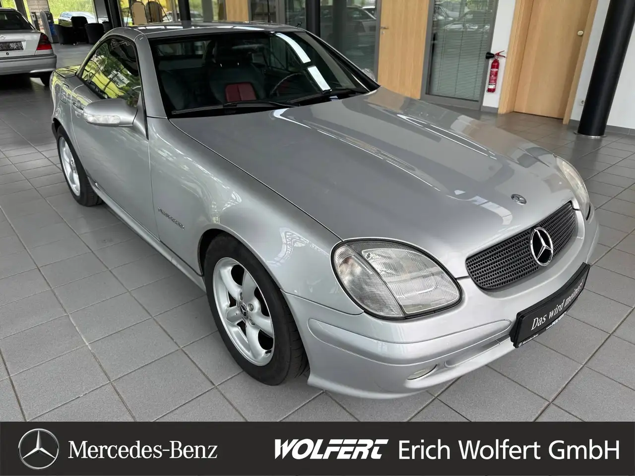 Mercedes-Benz SLK 230 Kompressor original im klassischen Leder rot-schwarz, foto 3