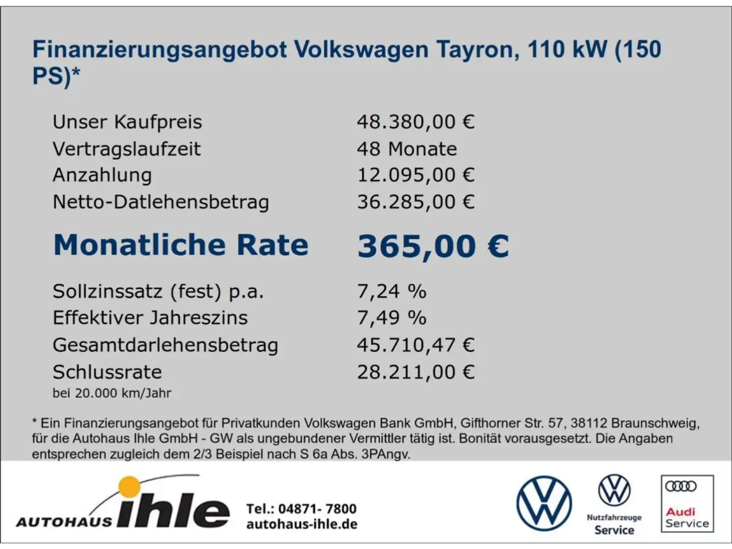 Volkswagen Tayron 2,0 TDI DSG R-Line Black Style 7-Sitzer Grau - 2
