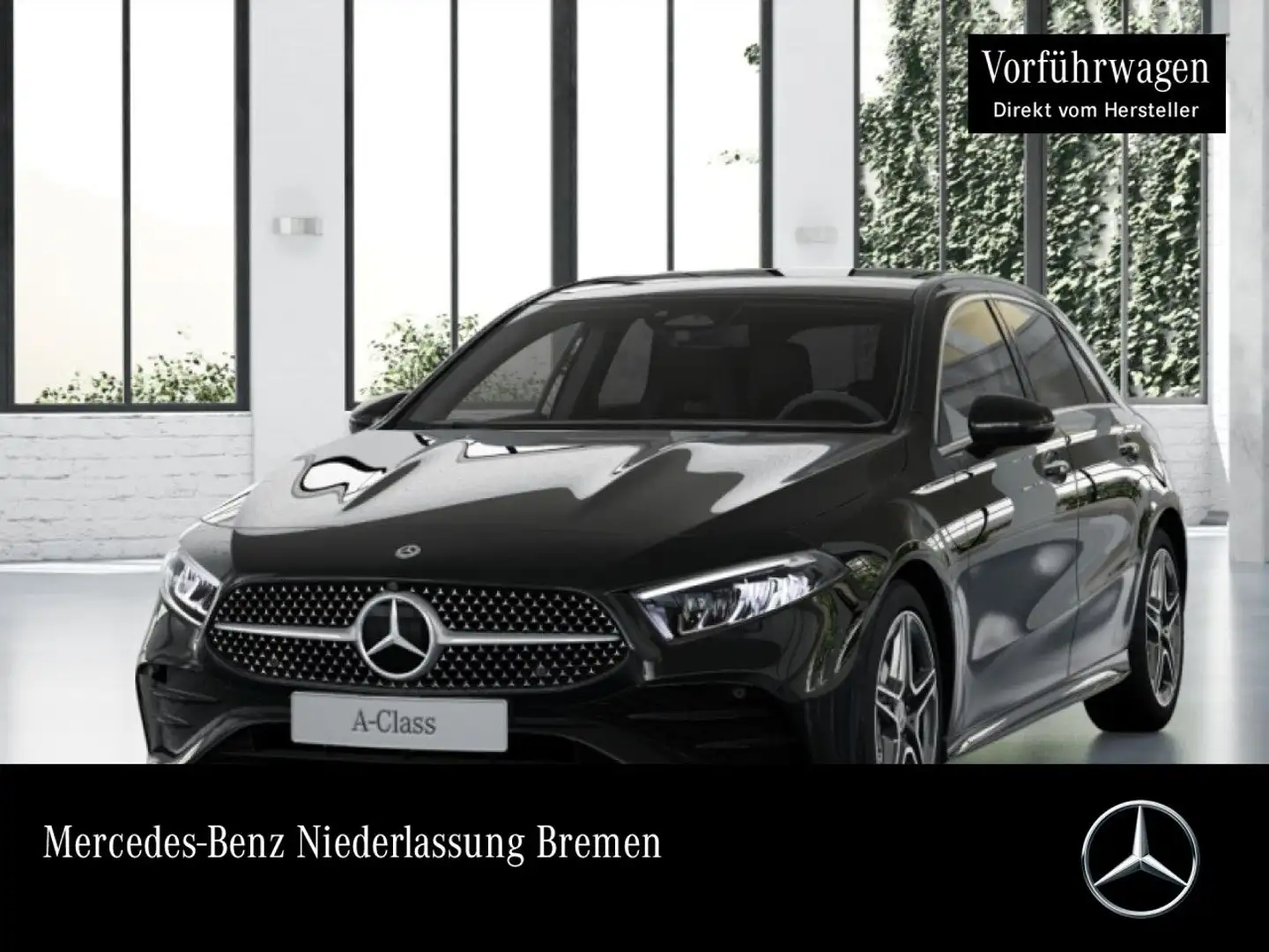 Mercedes-Benz A 180 AMG+PANO+360°+LED+TOTW+KEYLESS+7G Schwarz - 1
