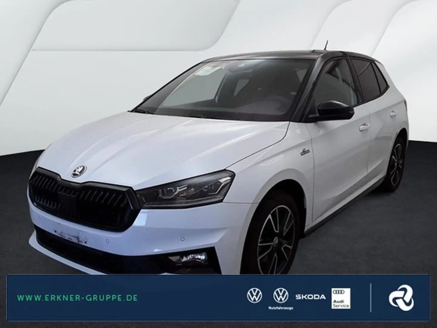 Skoda Fabia 1.0TSI DSG Monte Carlo LED+ACC+VIRTU+NAVI+BHZB-... Weiß - 1