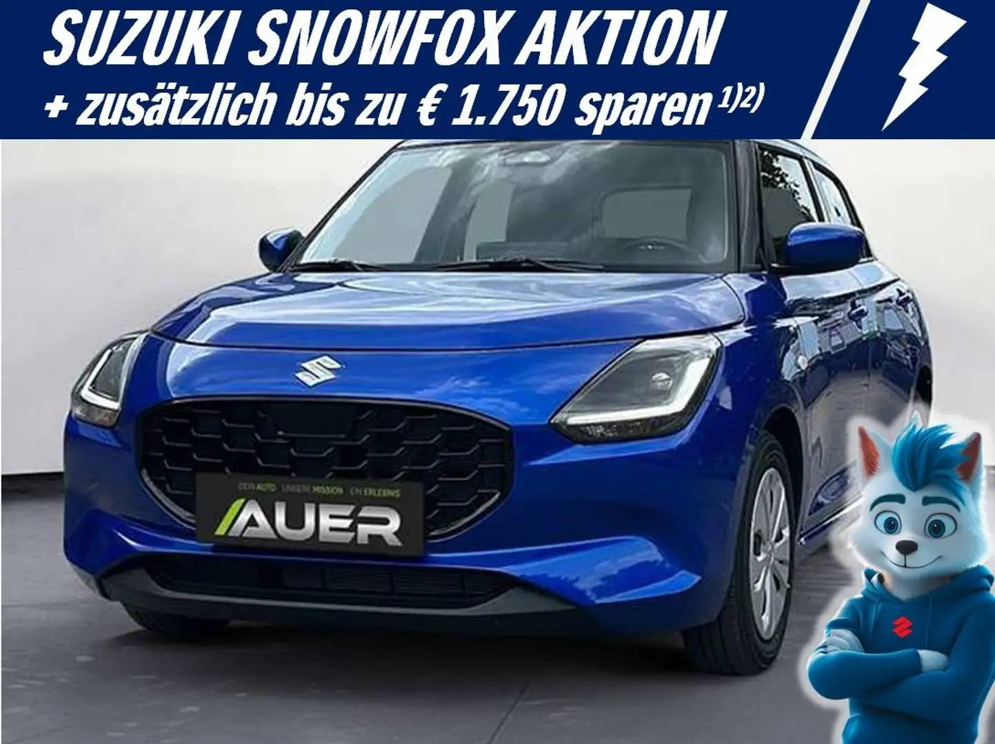 Suzuki Swift 1,2 Hybrid Clear | ab 15.040,- Blau - 1