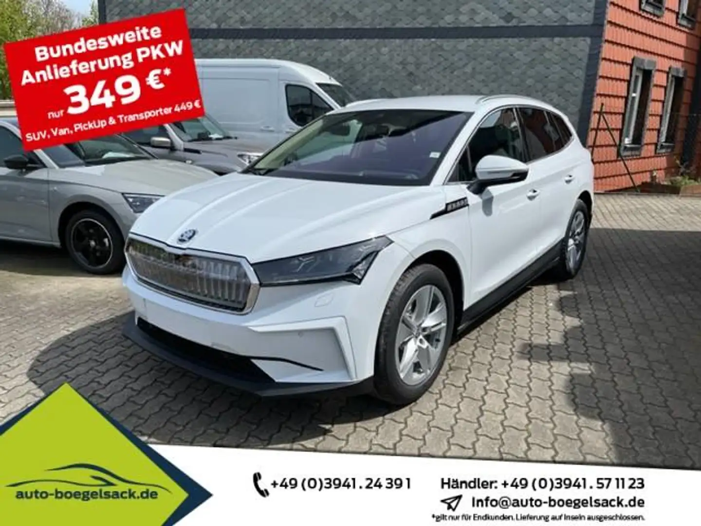 Skoda Enyaq iV 80 (ab MJ23.2) +SUITE+ADVANCED & ALARM+ Weiß - 1