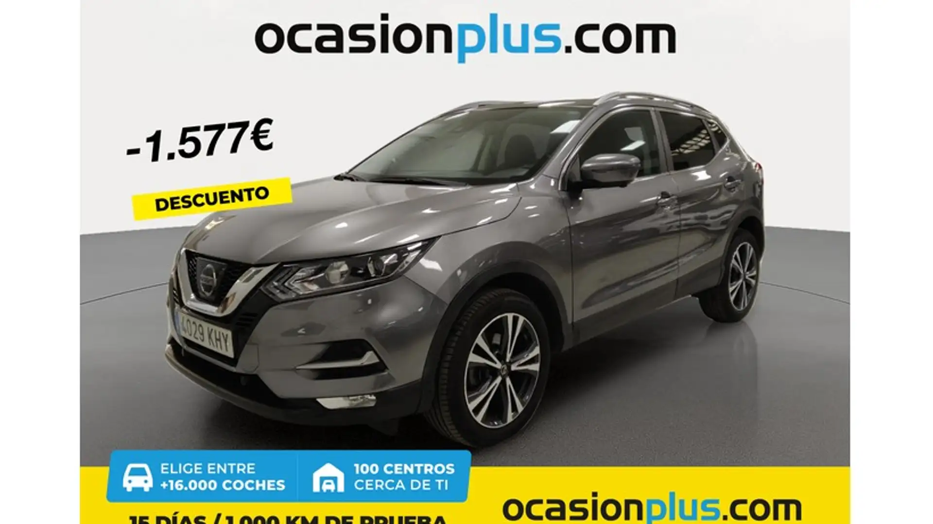 Nissan Qashqai 1.5dCi N-Connecta 4x2 Grijs - 1