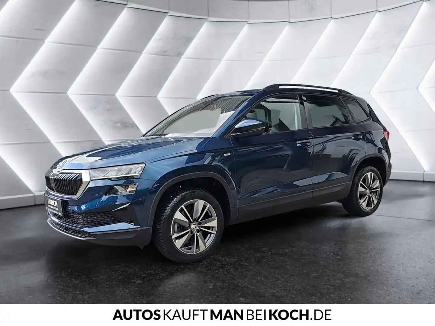 Skoda Karoq Tour 1.5 TSI DSG STANDHZG AHK KLIMAAUT SHZ Blau - 2