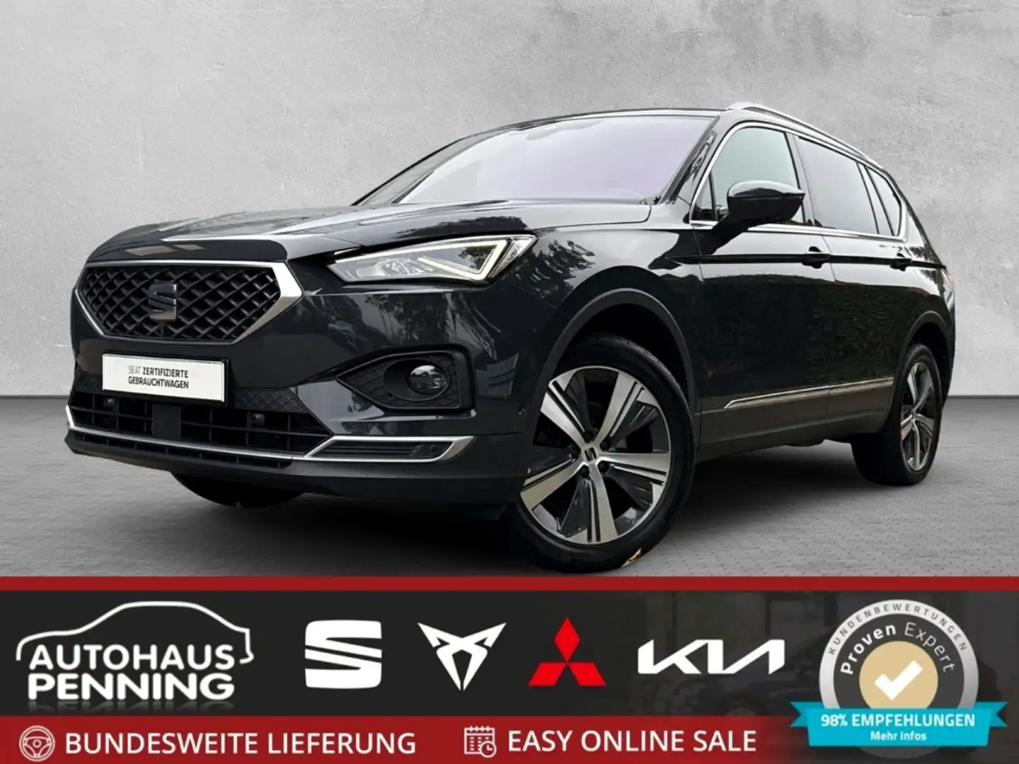 SEAT Tarraco Xperience 2.0 TDI DSG SCHWENKB. AHK ACC LED KAMERA Grau - 1