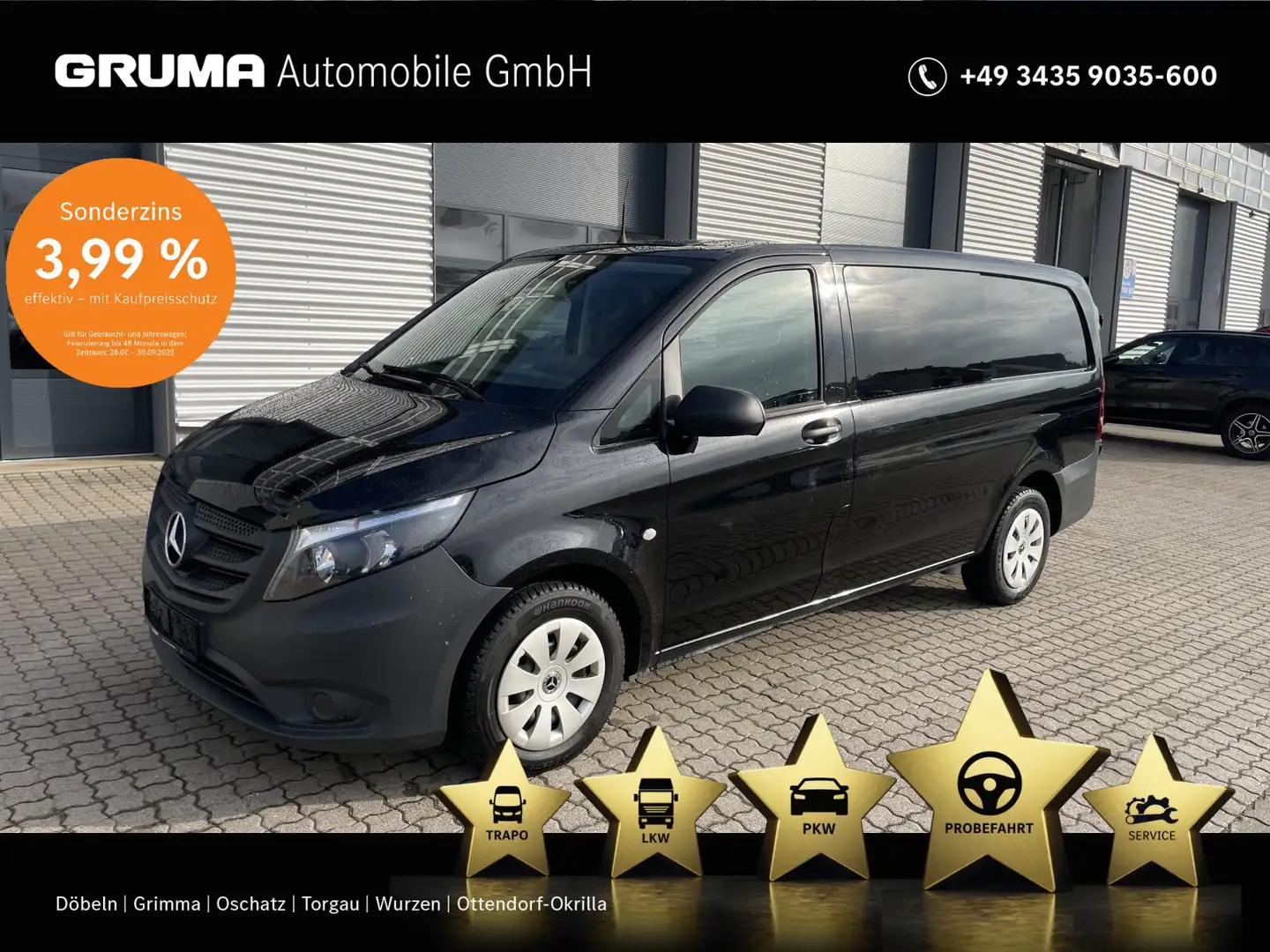 Mercedes-Benz Vito Vito 114 CDI Mixto L KLIMA+RADIO+LKW+STANDHZG+AHK Noir - 1