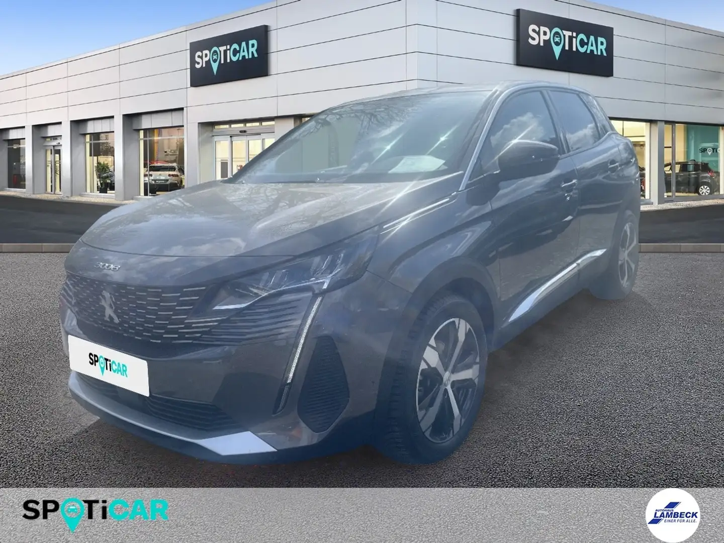 Peugeot 3008 Allure PureTech 130 EAT8 SHZ NAVI Grau - 1