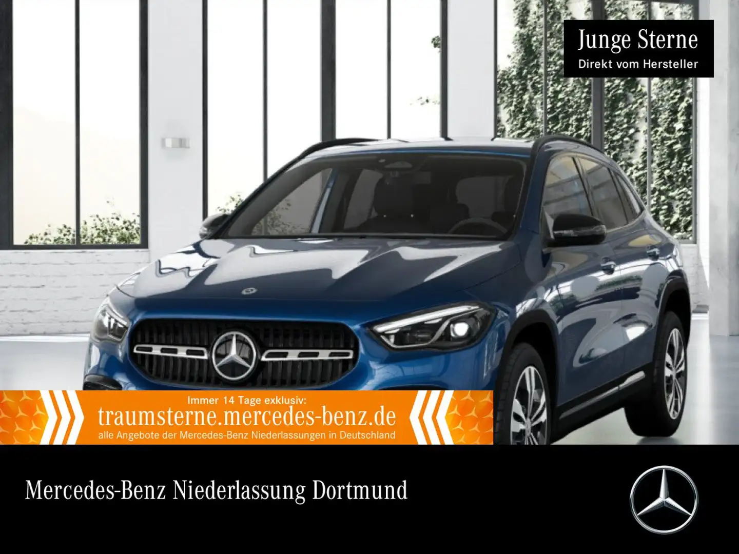 Mercedes-Benz GLA 200 d PROGRESSIVE+NIGHT+MULTIBEAM+STHZG+KAMERA Bleu - 1