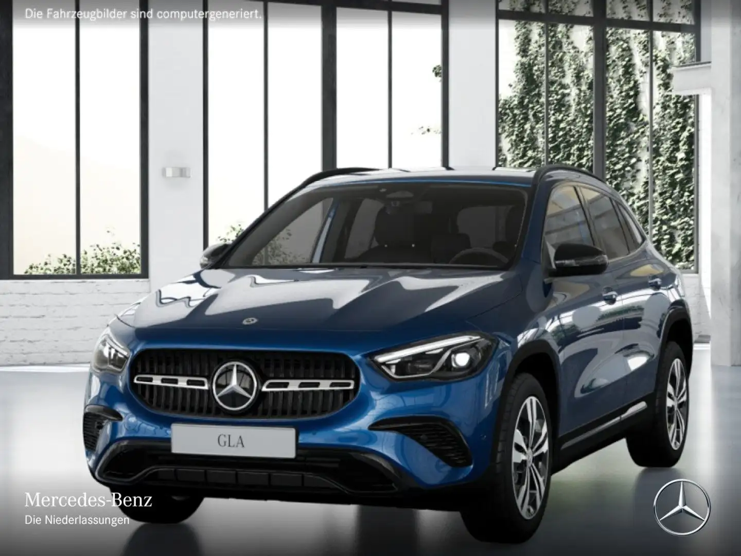 Mercedes-Benz GLA 200 d PROGRESSIVE+NIGHT+MULTIBEAM+STHZG+KAMERA Bleu - 2