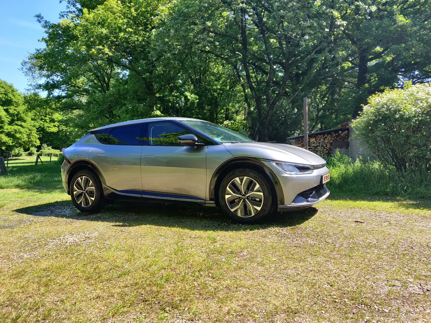 Kia EV6 EV6 Plus 77.4 kWh Grijs - 1