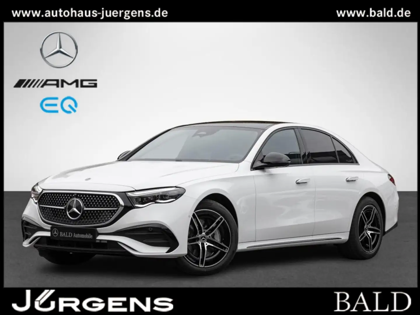 Mercedes-Benz E 220 d AMG/Digital/Pano/Burm4D/360/Night/19" Blanc - 1