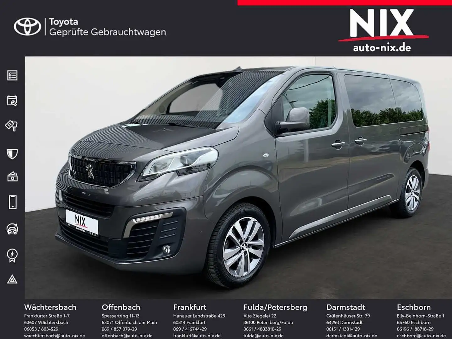 Peugeot Traveller 2.0 HDi 145 L2 Business VIP AHK Gris - 1