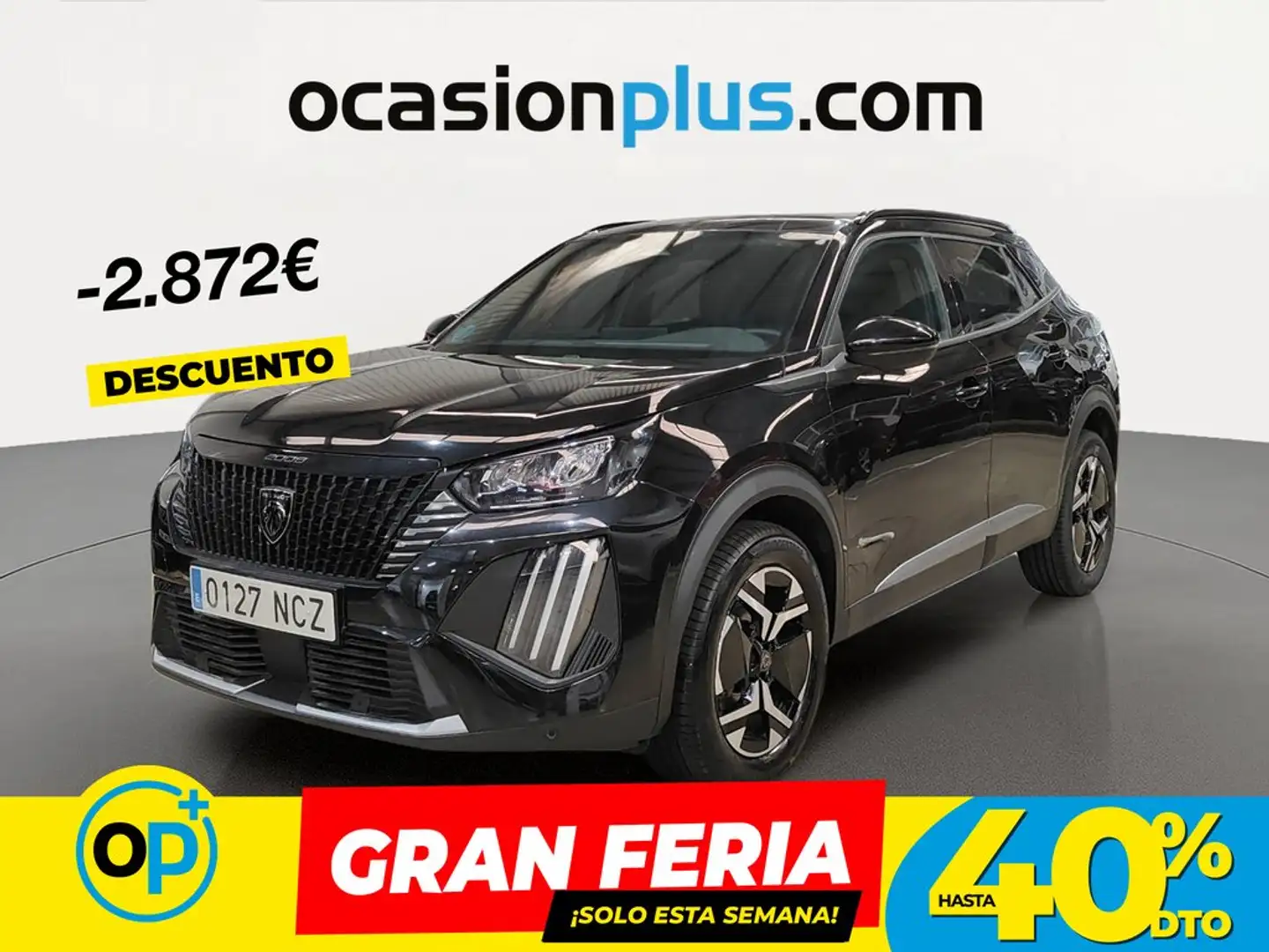 Peugeot 2008 Hybrid Allure eDCS6 145 Negro - 1