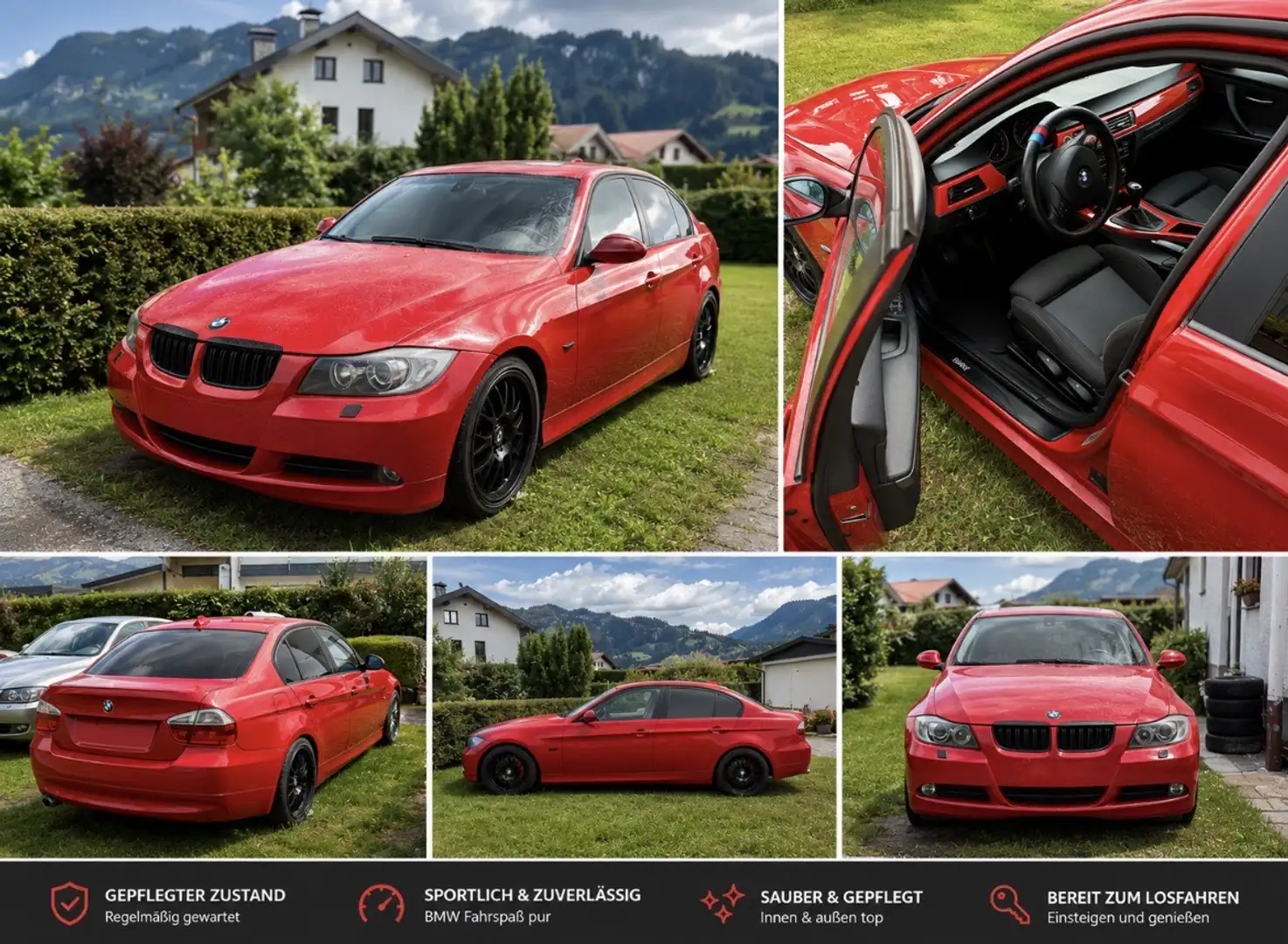 BMW 318 318i Österreich-Paket Rot - 1