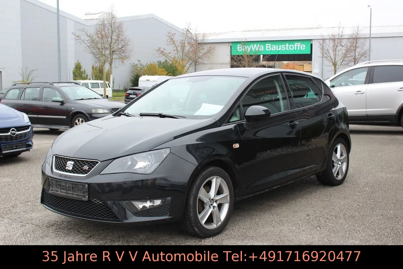 SEAT Ibiza FR, Scheckheftgepflegt, AHK, TÜV neu Schwarz - 1