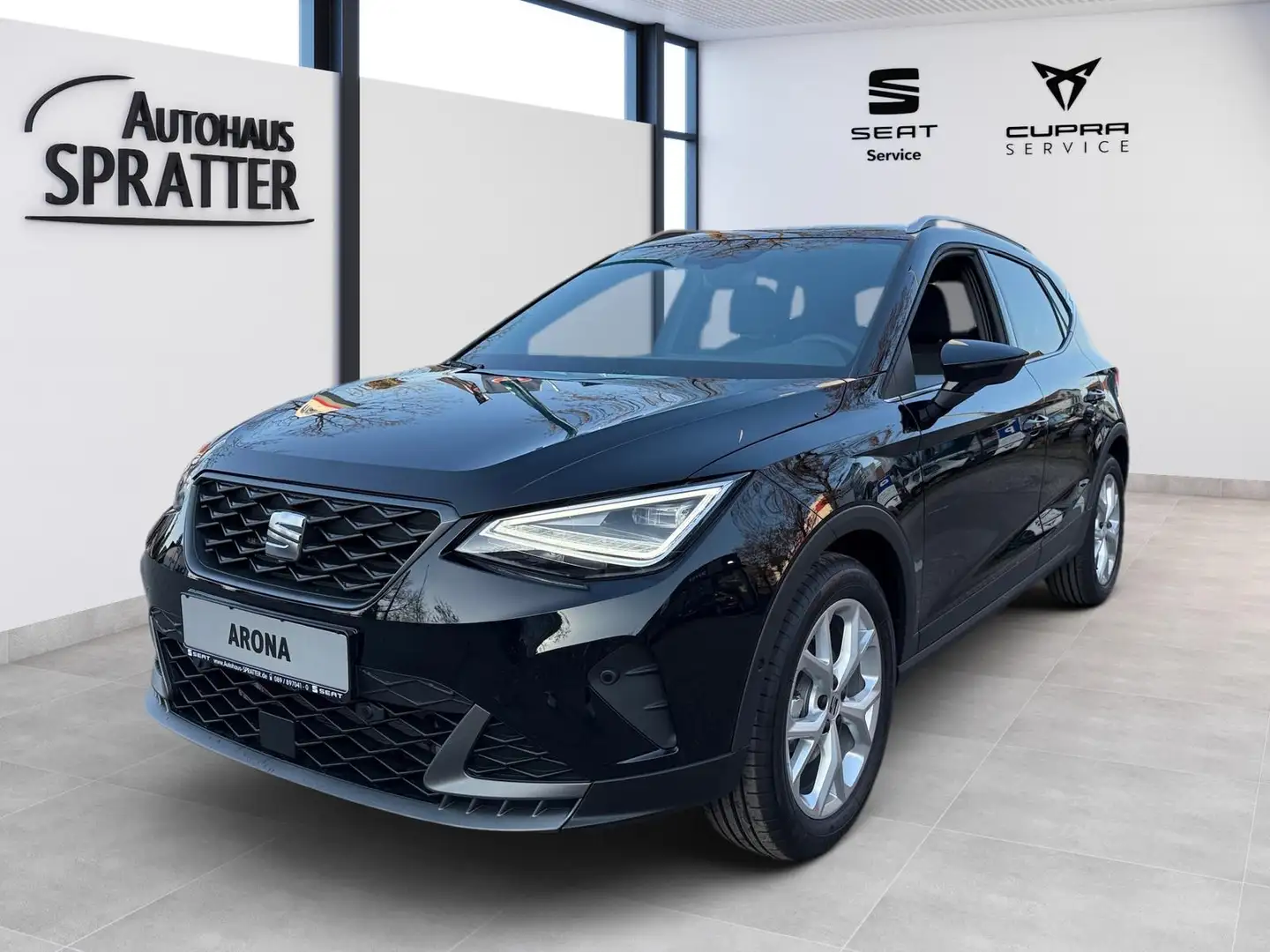 SEAT Arona 1.0 TSI DSG FR ACC LED SHZ Kamera Schwarz - 1