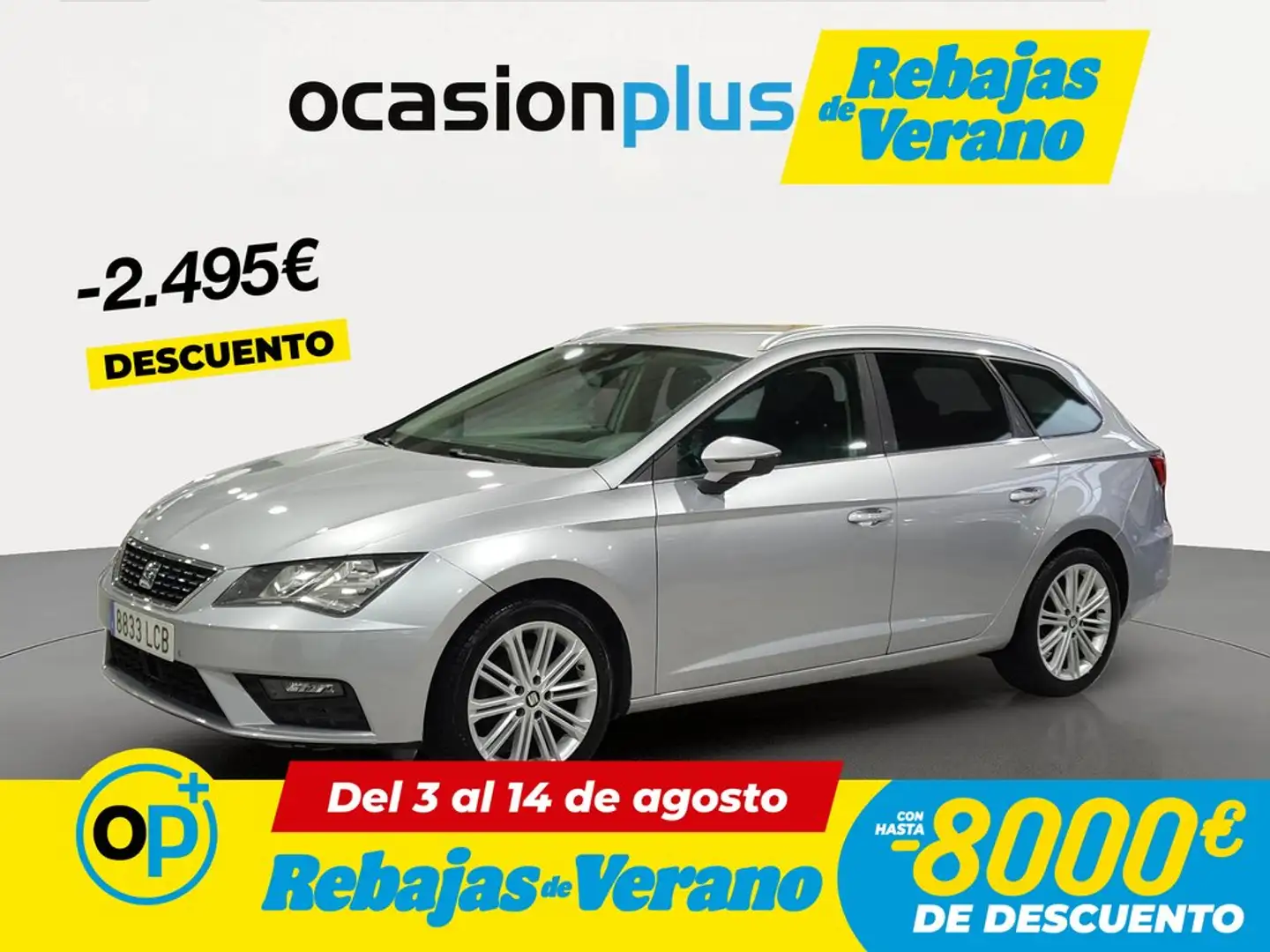 SEAT Leon ST 1.5 EcoTSI S&S Xcellence DSG7 150 Gris - 1
