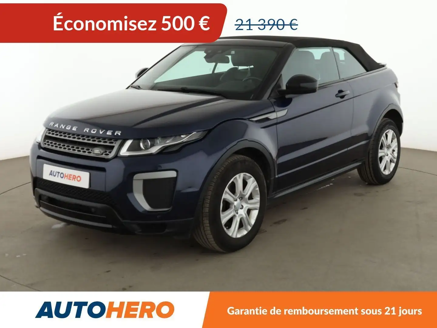 Land Rover Range Rover Evoque Cabriolet 2.0 Td4 SE Dynamic BVA Bleu - 1
