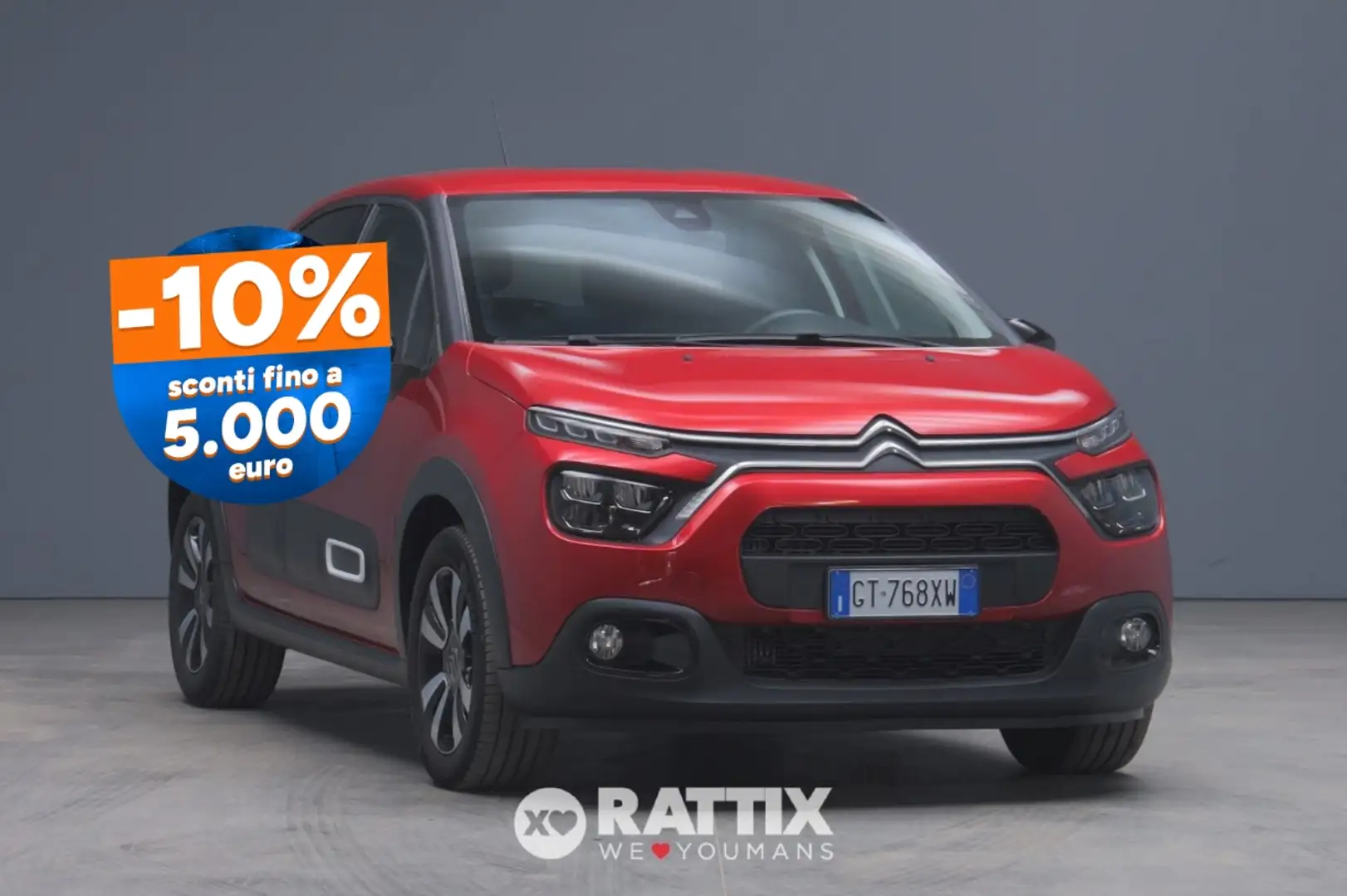 Citroen C3 1.2 Puretech 110CV Max Rosso - 1