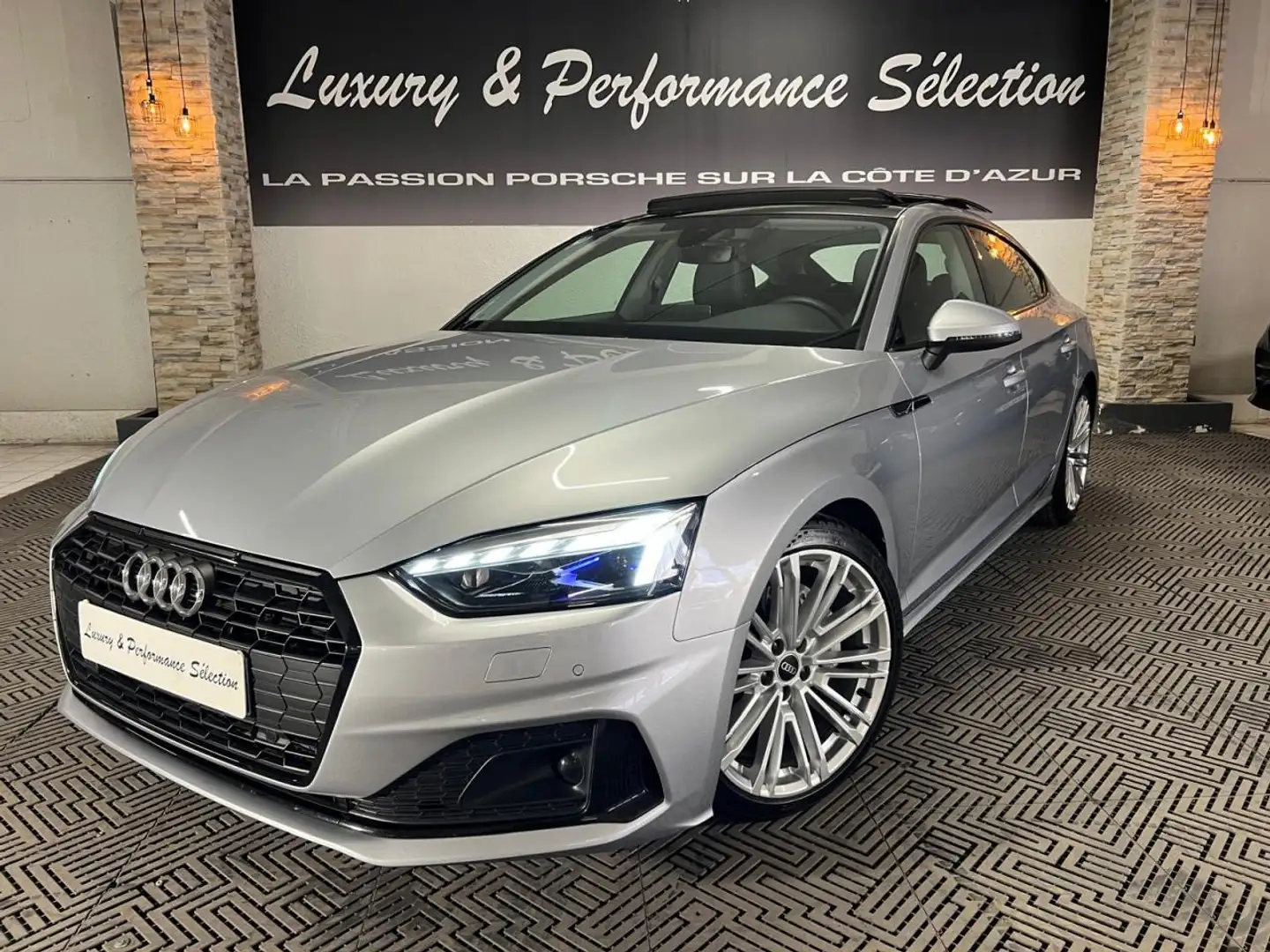 Audi A5 40 TDI 204ch S-tronic Avus pack S-line - 59000Km - Argent - 1