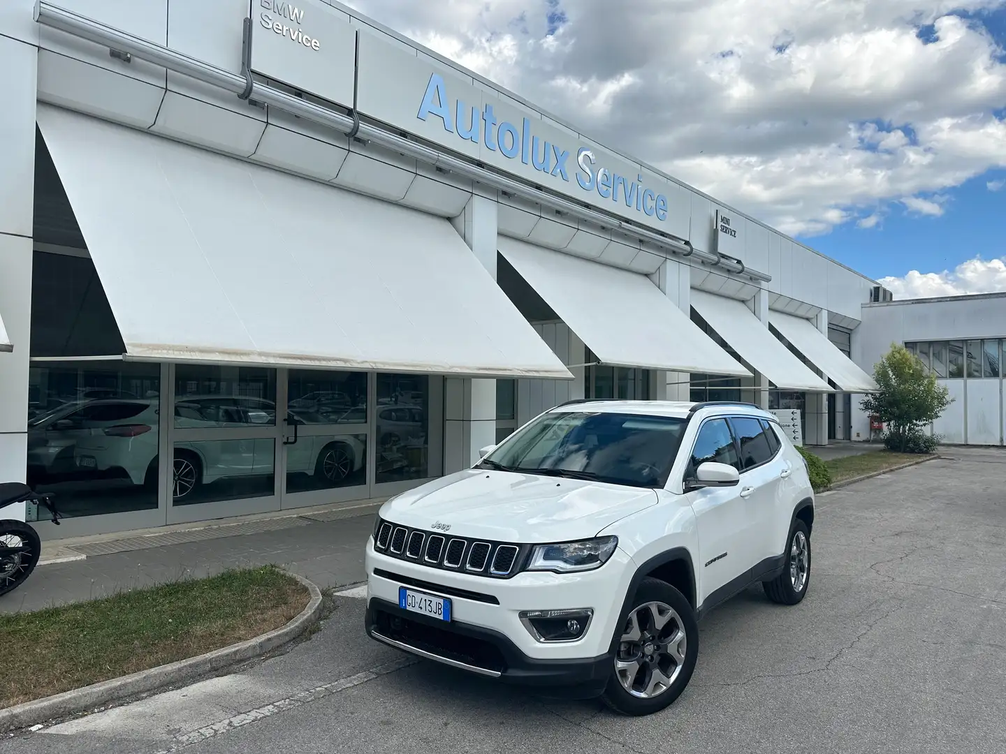 Jeep Compass 2.0 mjt Limited 4wd 140cv Blanc - 1