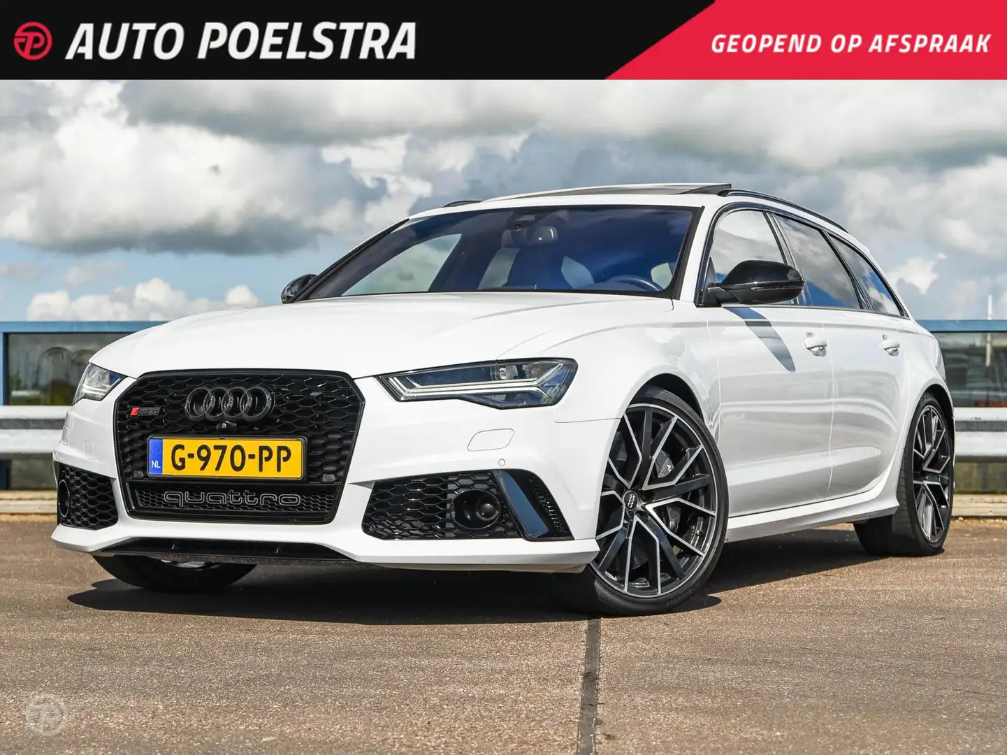 Audi RS6 Avant 4.0 TFSI RS 6 quattro performance Pro Line P Blanc - 1