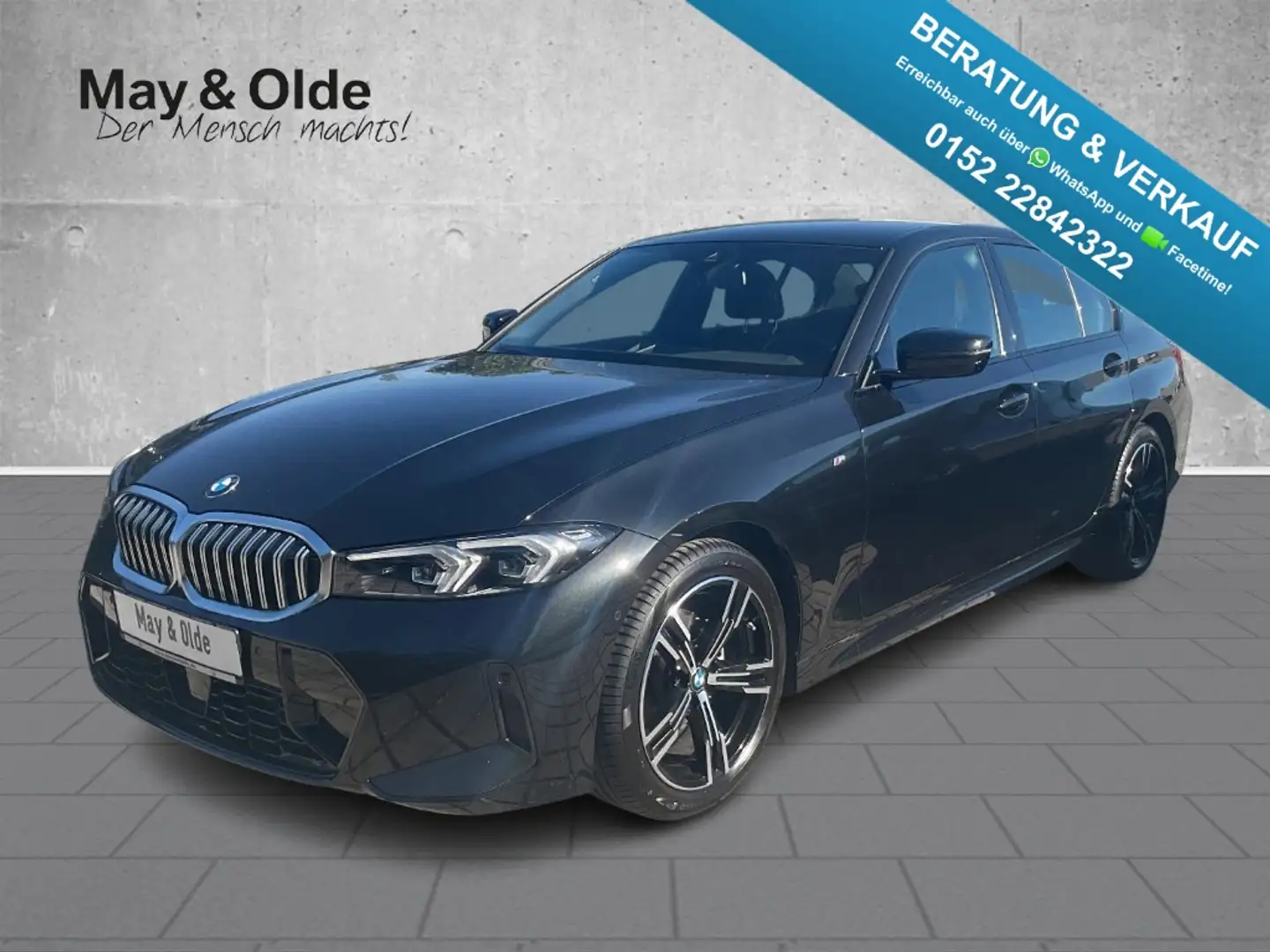 BMW 320 i xDrive M Sport Hifi ACC RFK SHZ PDC Klimaaut Schwarz - 1