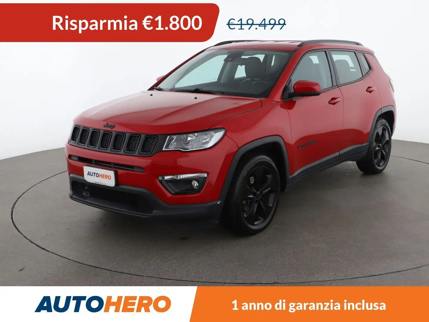 Jeep Compass 1.6 M-Jet Night Eagle Rosso - 1