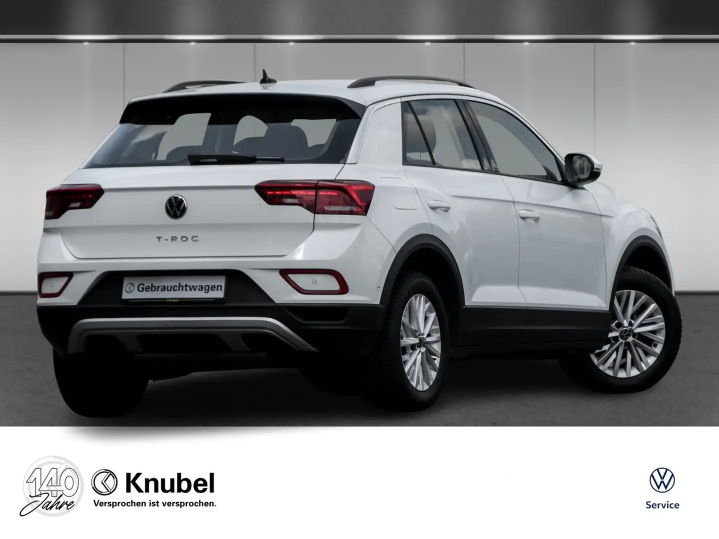 Volkswagen T-Roc Life 1.0 TSI LED Navi Dig.Cockpit ParkAss. Weiß - 2