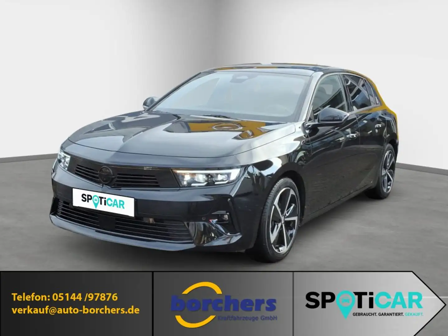 Opel Astra 1.2 Turbo Automatik GS Schwarz - 1