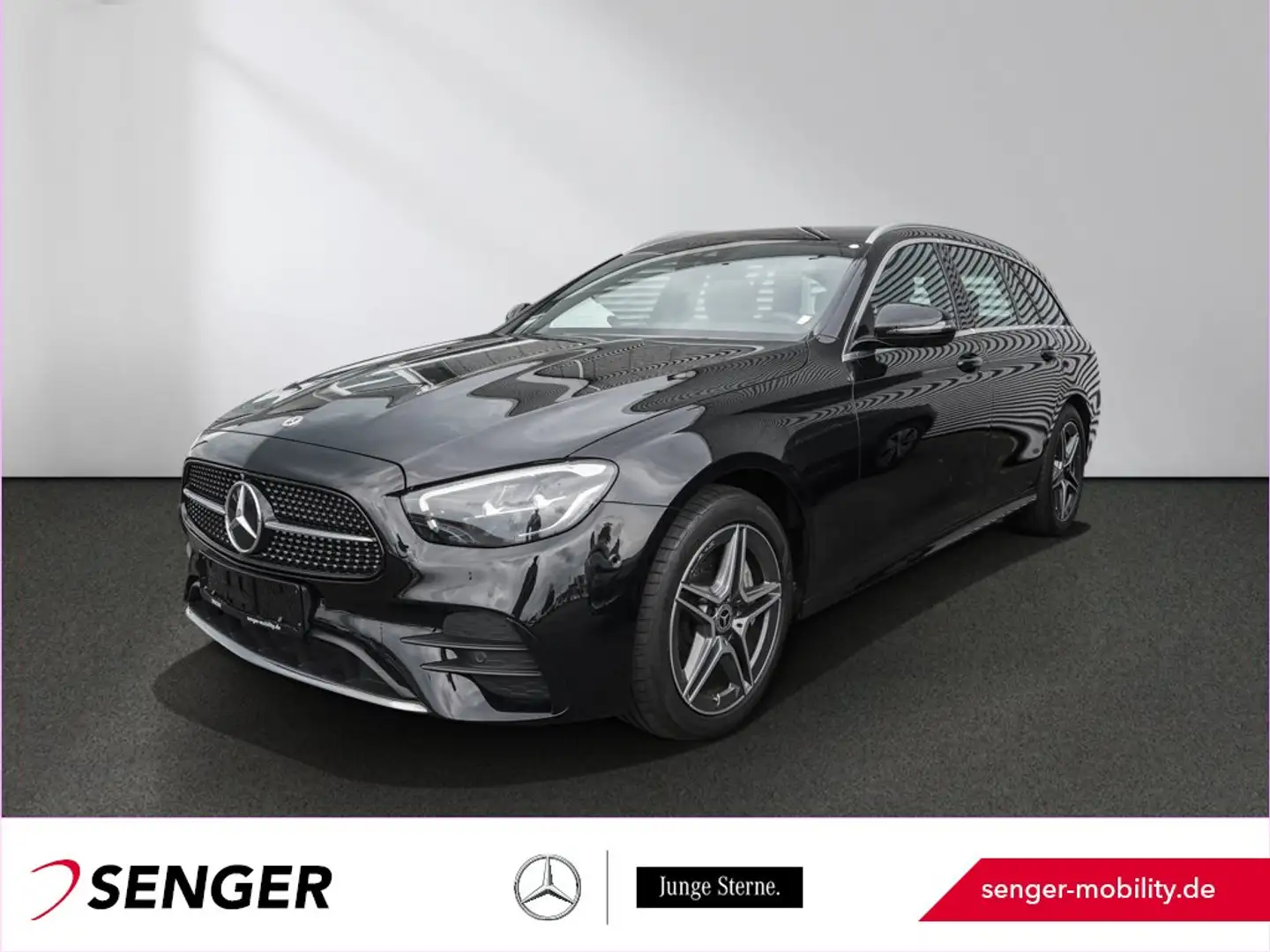 Mercedes-Benz E 300 T e AMG Line MBUX-HighEnd E-Heckklappe Zwart - 1
