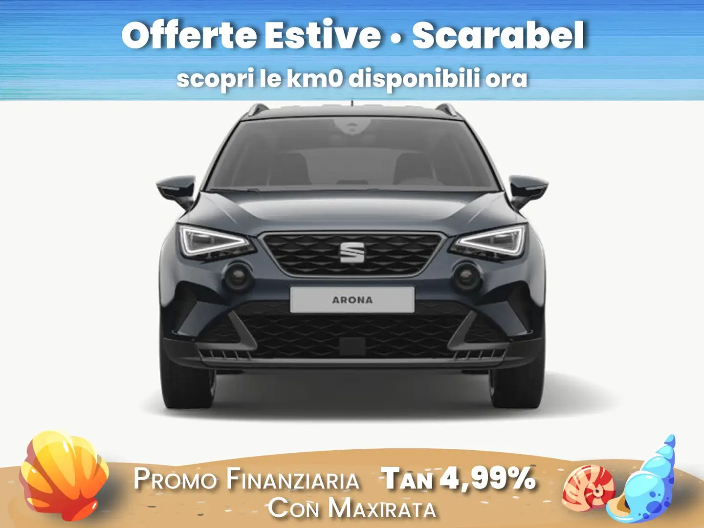 SEAT Arona 1.0 ecotsi fr 95cv Grigio - 2