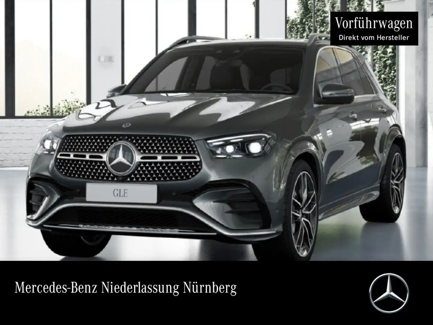 Mercedes-Benz GLE 450 4M AMG+PANO+360+AHK+MULTIBEAM+22"+HUD+SPUR Grau - 1