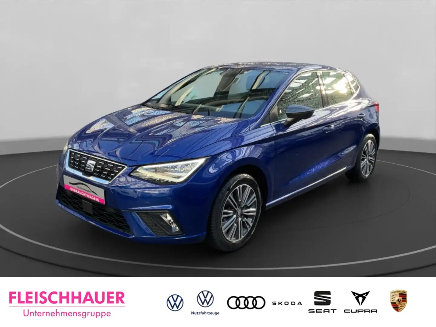 SEAT Ibiza 1.0 TSI XCellence Navi Soundsystem LED Apple CarPl Blau - 1