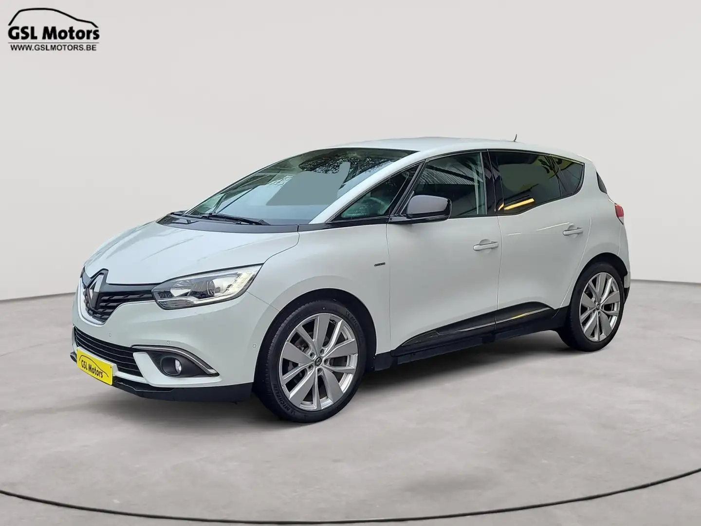 Renault Scenic 1.33 TCe 115cv Blanc 04/19 Airco GPS Bluetooth USB Blanc - 1