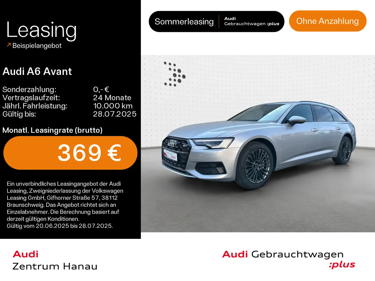 Audi A6 50 TDI quattro advanced*NAVI-PLUS*HUD*L Silber - 1