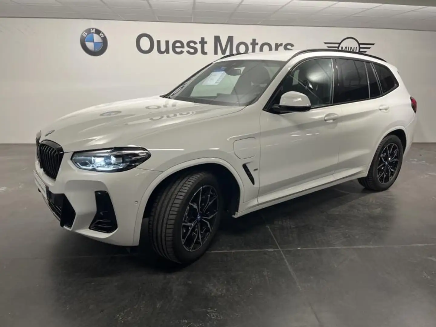 BMW X3 xDrive30e 292ch M Sport Blanc - 1