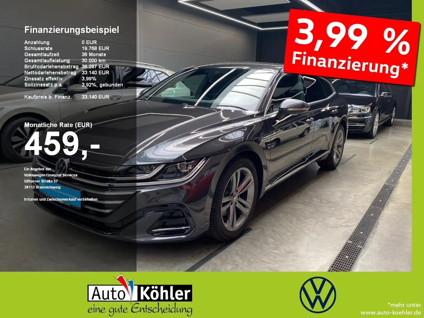 Volkswagen Arteon SB R-Line Grau - 1