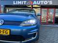 Volkswagen e-Golf XENON/LEER/NAVI/LEER/PDC/€2000 subsidie! Azul - thumbnail 7