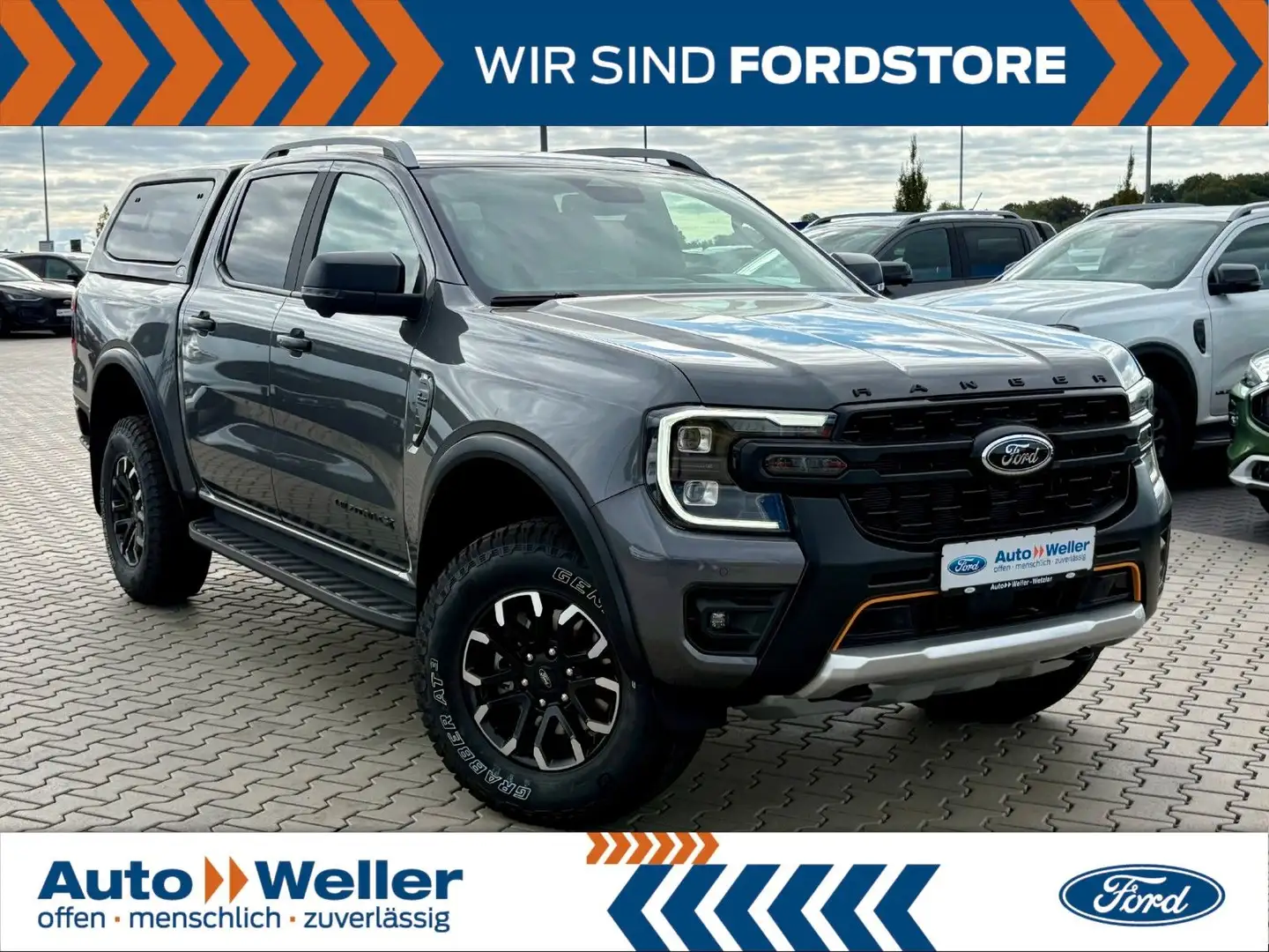Ford Ranger Wildtrak X e-4WD DOKA Hardtop LED Grau - 1