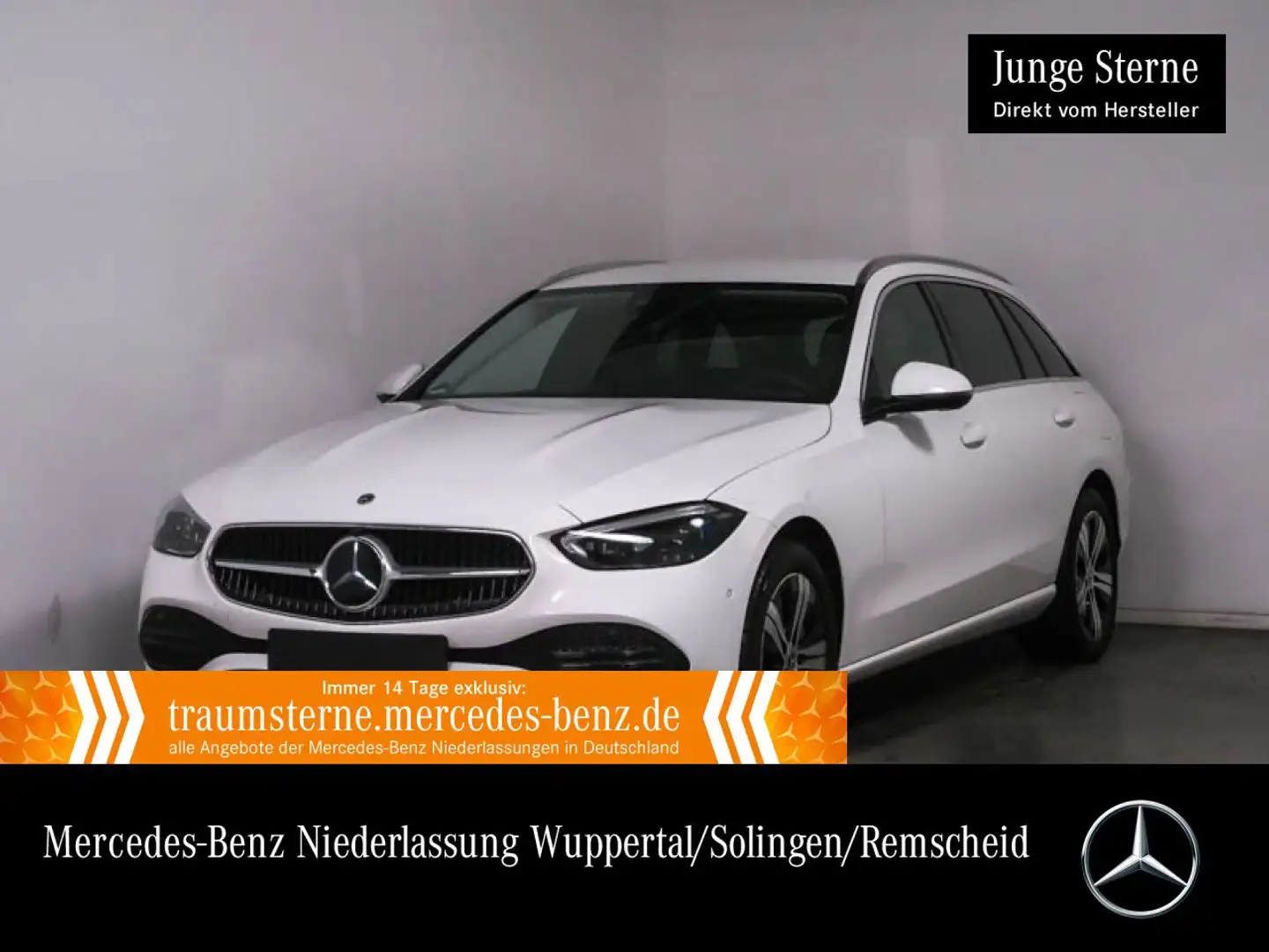 Mercedes-Benz C 300 e T AVANTG+360+KEYLESS+9G Blanc - 1