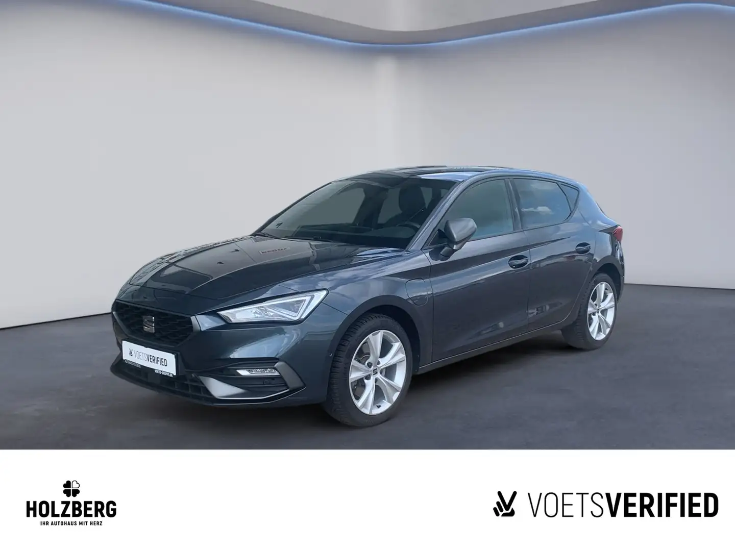 SEAT Leon 1.4 eHybrid FR KEYLESS+RFK+CARPLAY Gris - 1