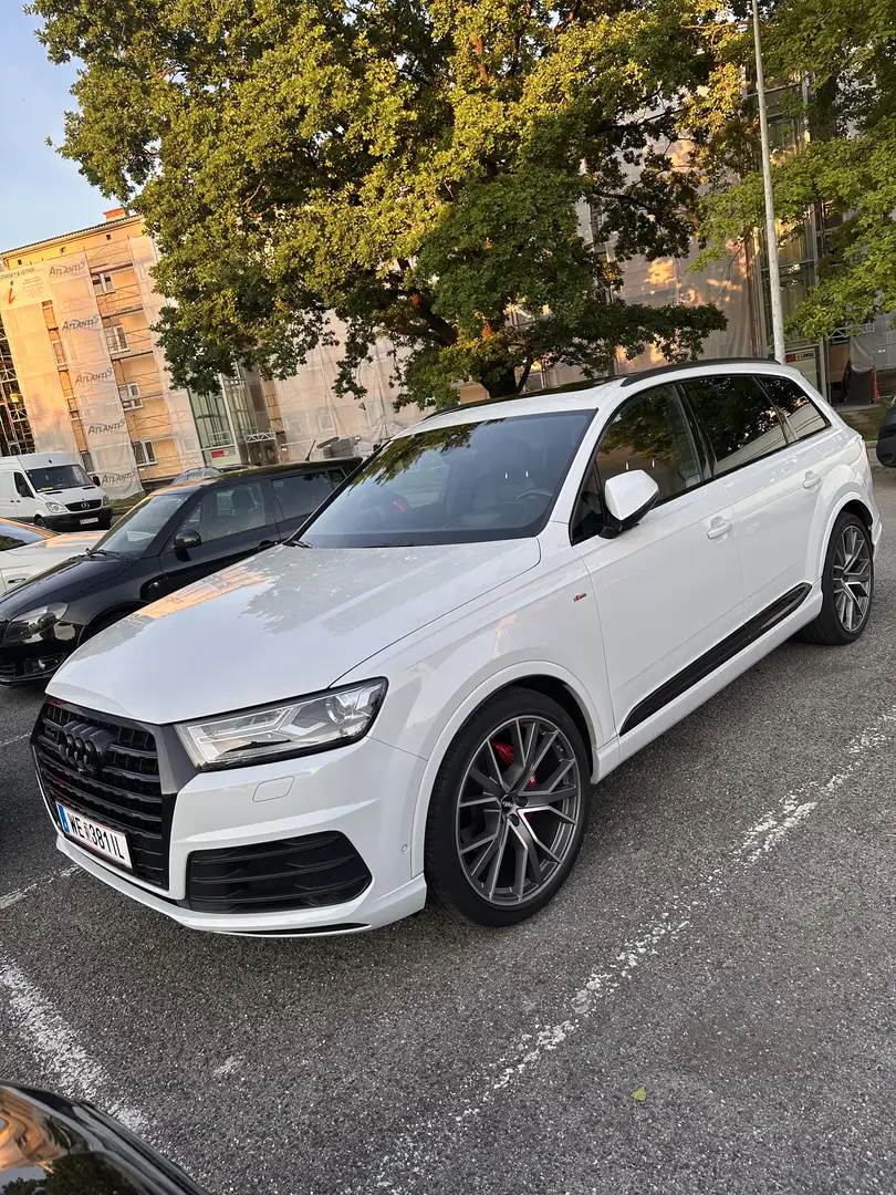 Audi Q7 3,0 TDI quattro Tiptronic S-Line luftfederung Weiß - 1