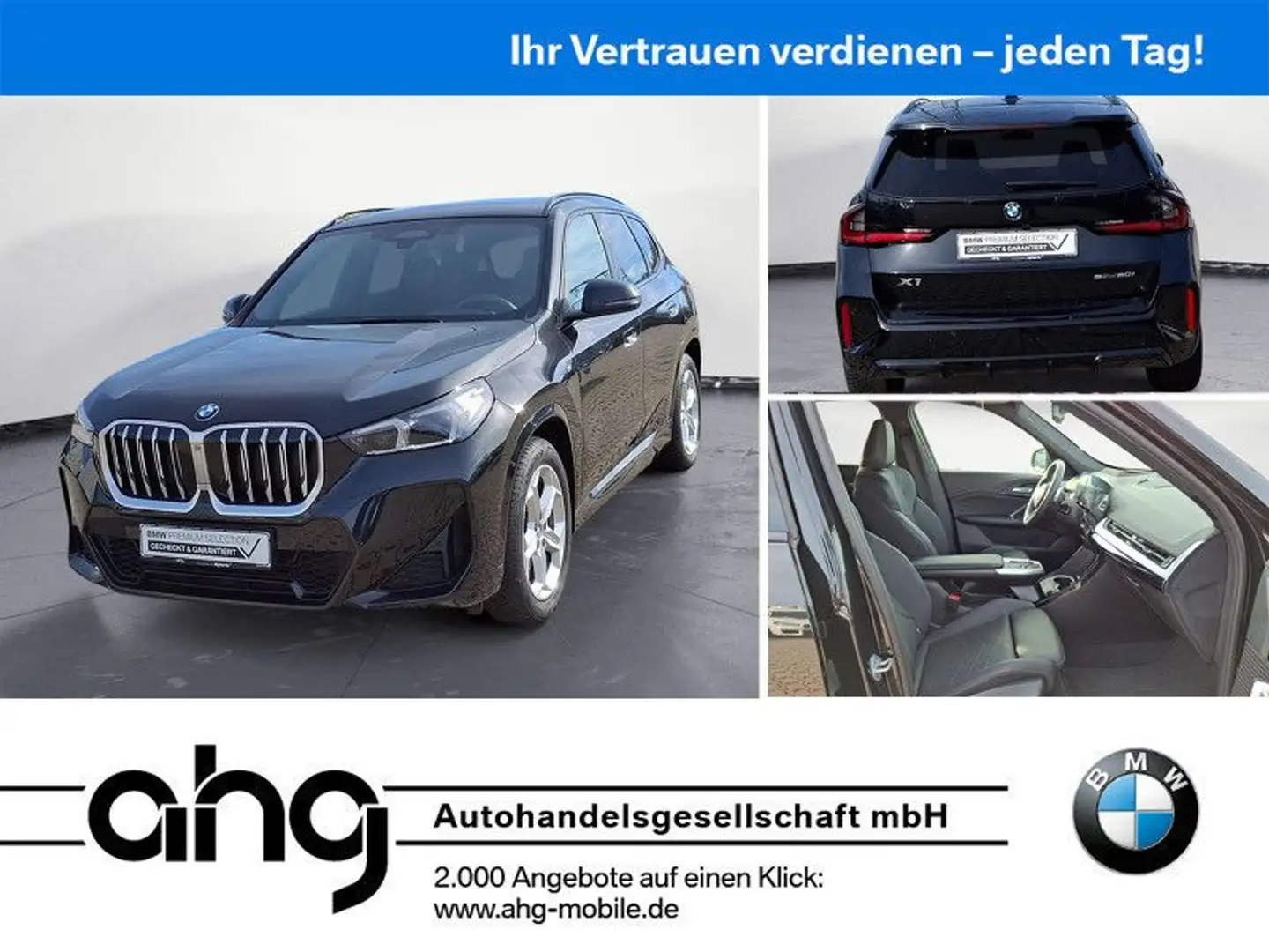 BMW X1 sDrive20i Steptronic M Sportpaket Panorama Schwarz - 1