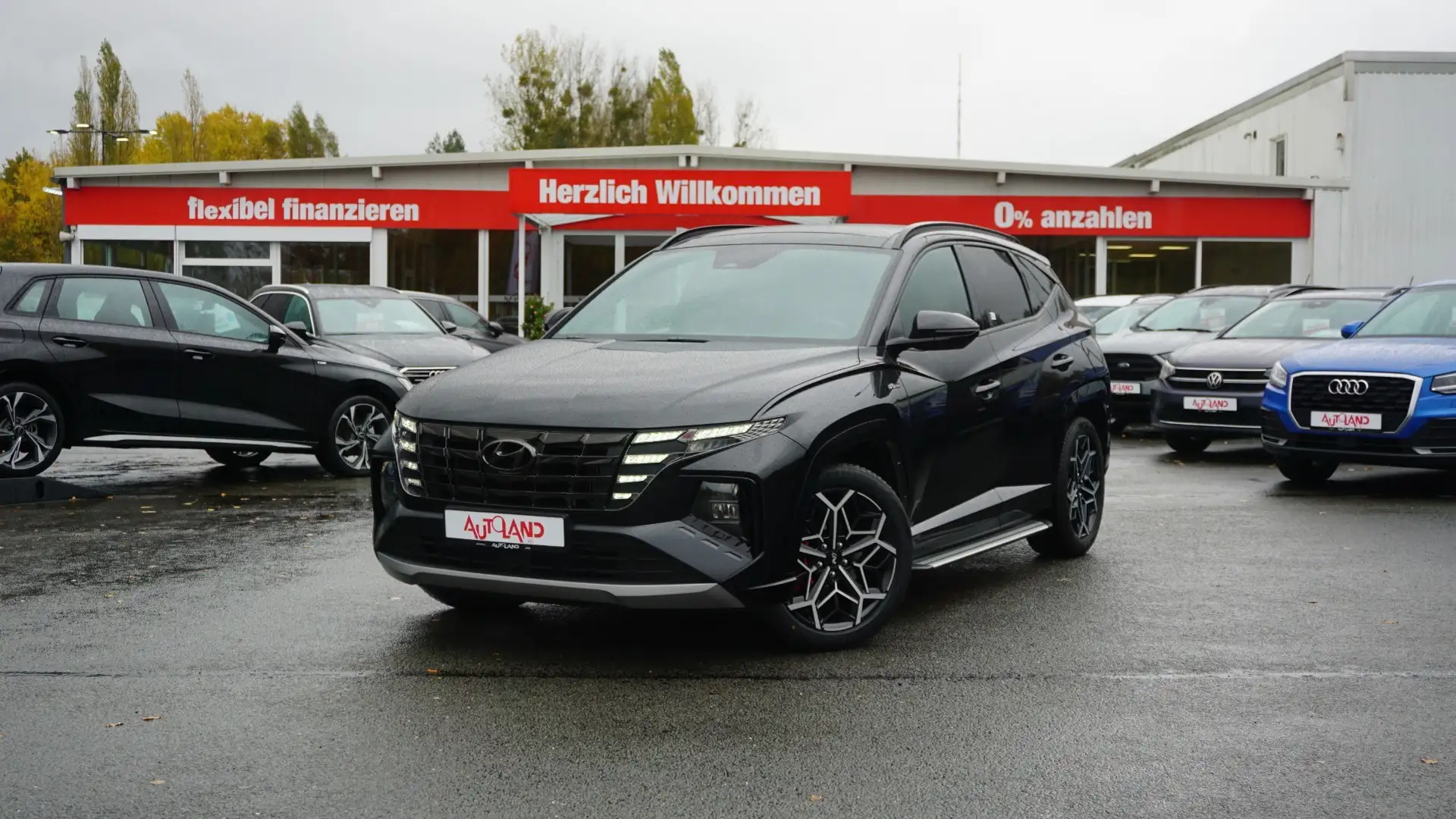 Hyundai TUCSON 1.6 T-GDI mHev AT N-Line LED Navi Pano 4xSH Zwart - 2