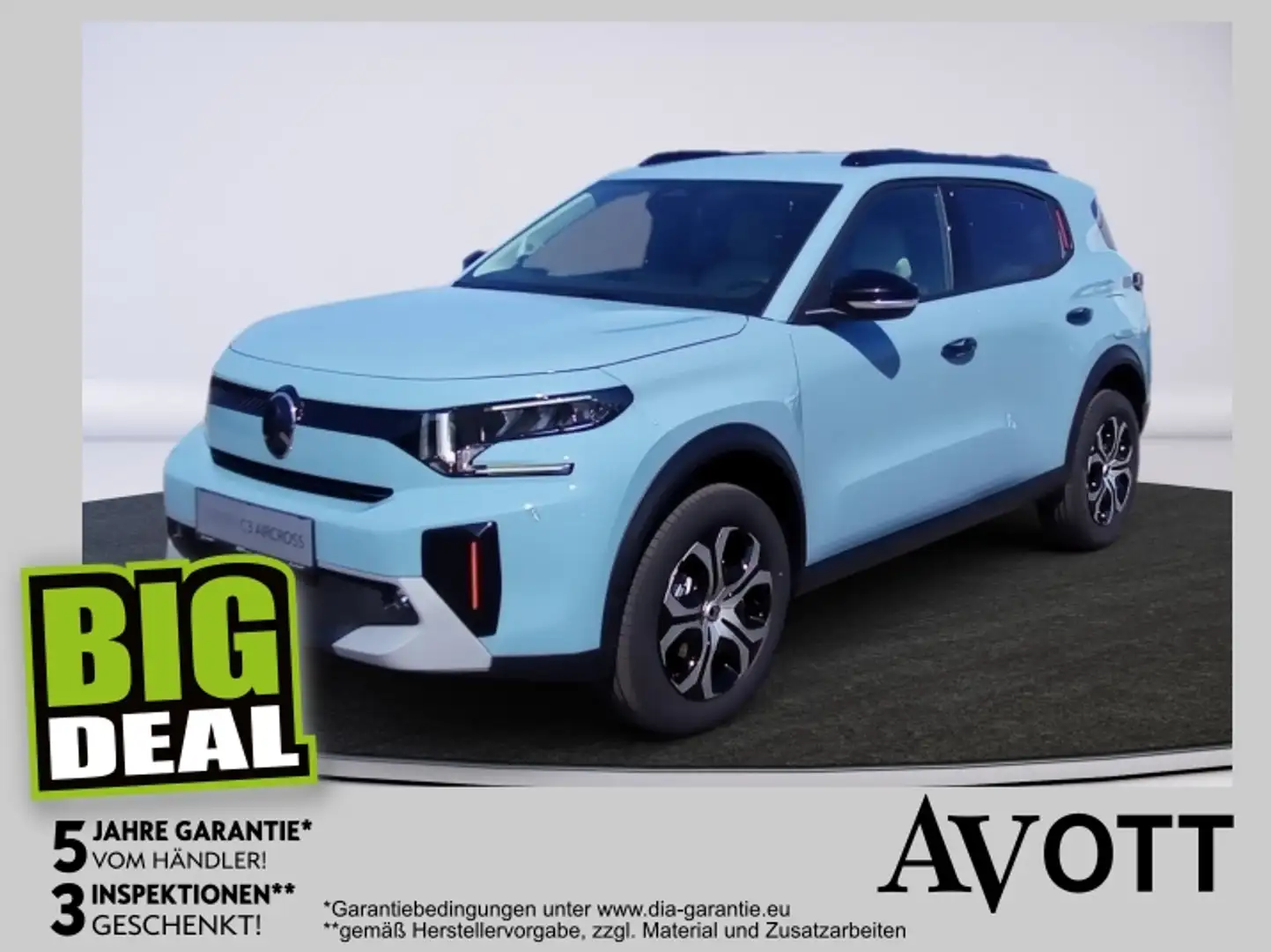 Citroen C3 Aircross Turbo 100 Plus Blau - 1