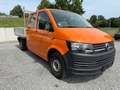 Volkswagen T6 Transporter 2.0 TDI DoKa *Klima*AHK*TÜV neu Orange - thumbnail 1