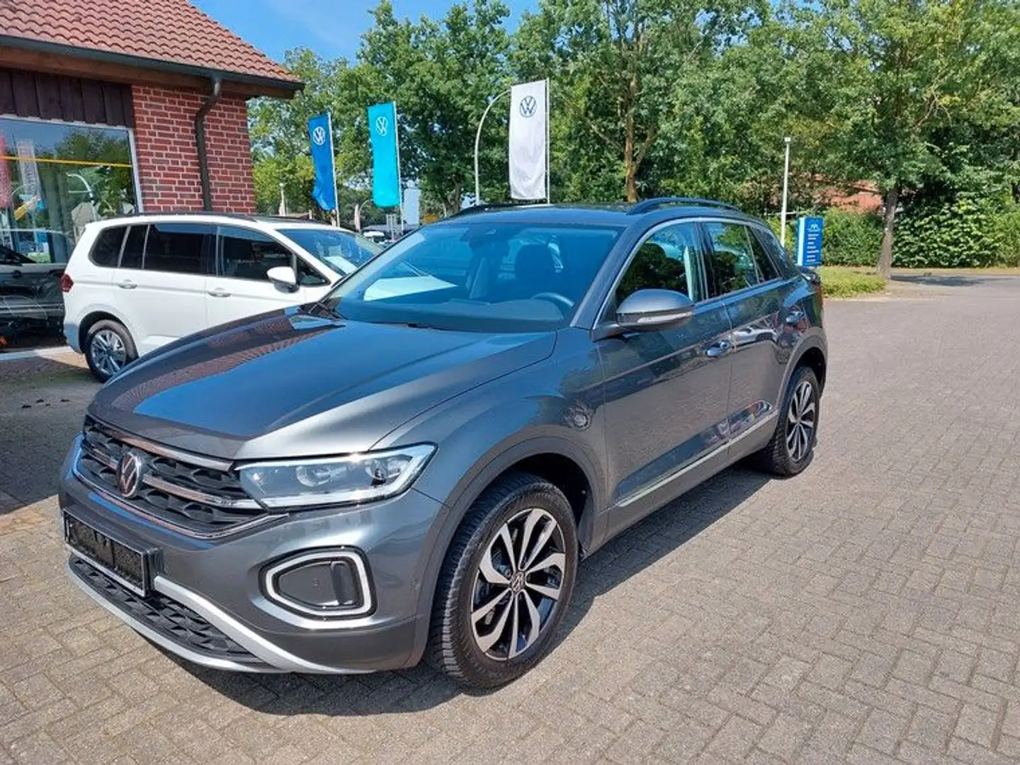 Volkswagen T-Roc 2,0TDI Style *DSG*LED*Standhzg*Navi*Kamera Grau - 1