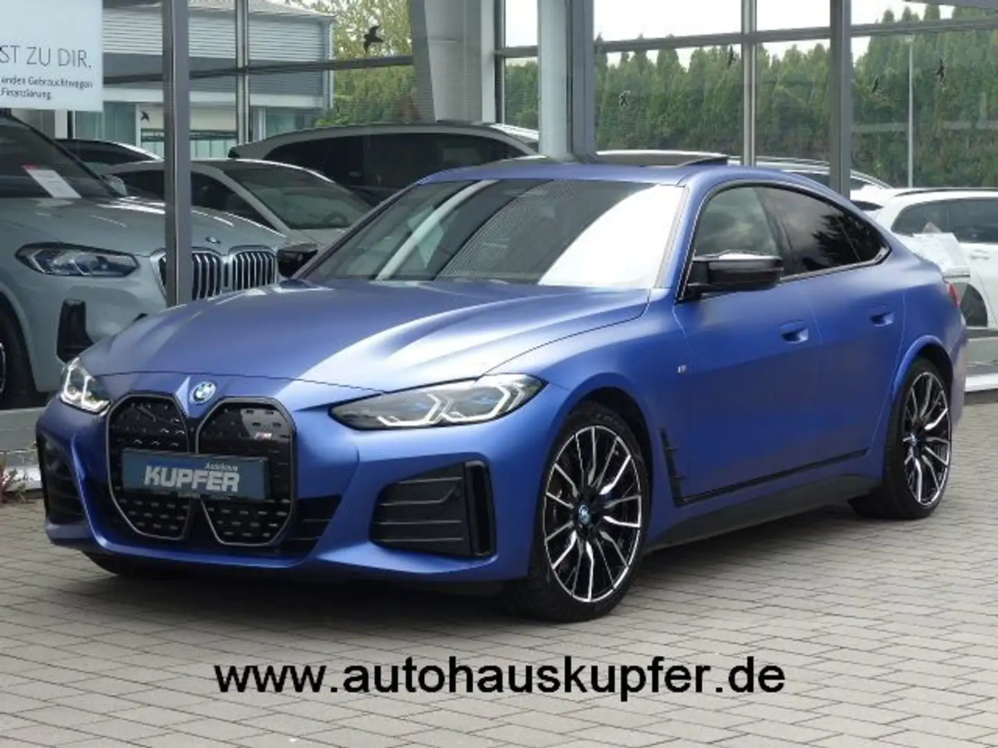 BMW i4 M50 Individual 1.HD+SD° 20"-Sport °Acc°Ahk Modrá - 1